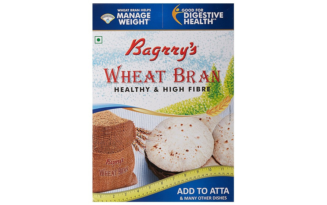 Bagrry's Wheat Bran Healthy & High Fibre   Box  500 grams